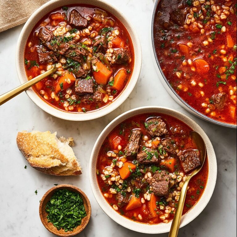 Hearty Beef and Barley Soup Recipe
