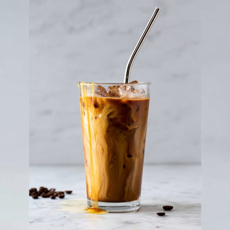 Iced Honey Almondmilk Flat White Recipe