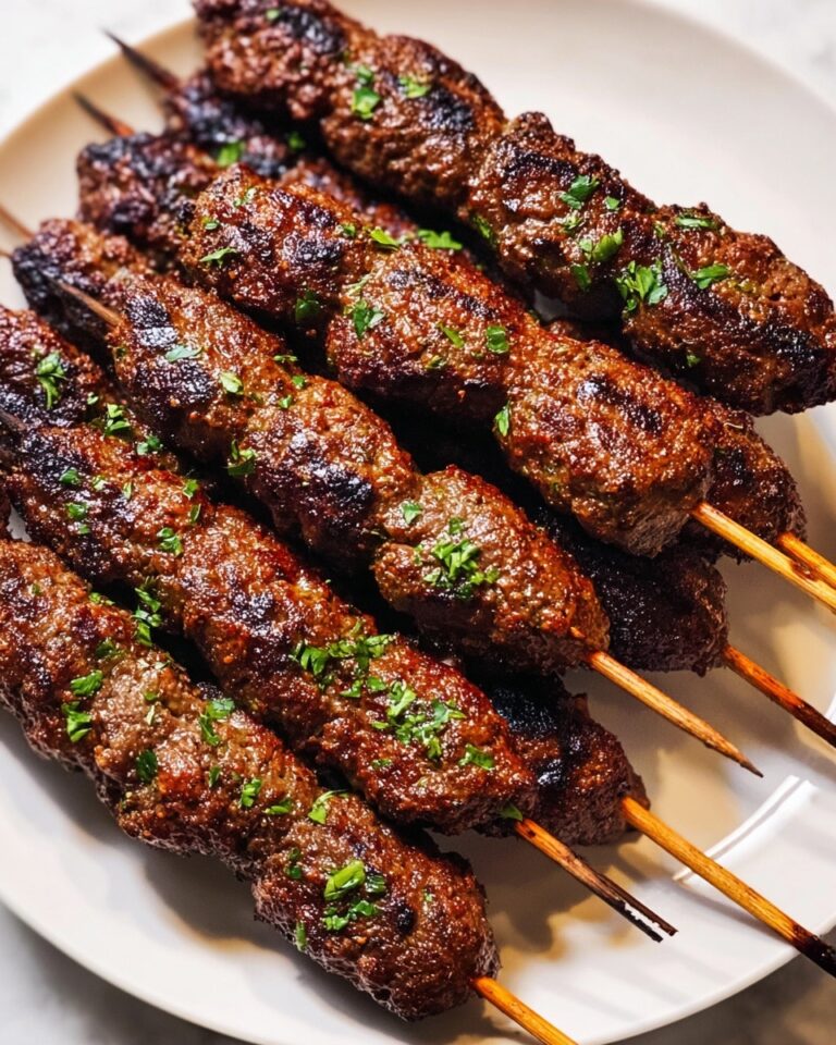Grilled and Air-Fried Kofta Kebabs with Tzatziki and Greek Salad Recipe