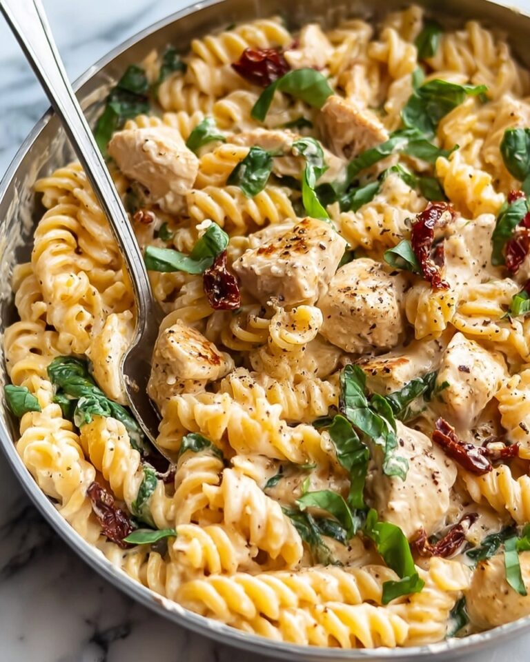One-Pot Creamy Sun-Dried Tomato Chicken Pasta Recipe