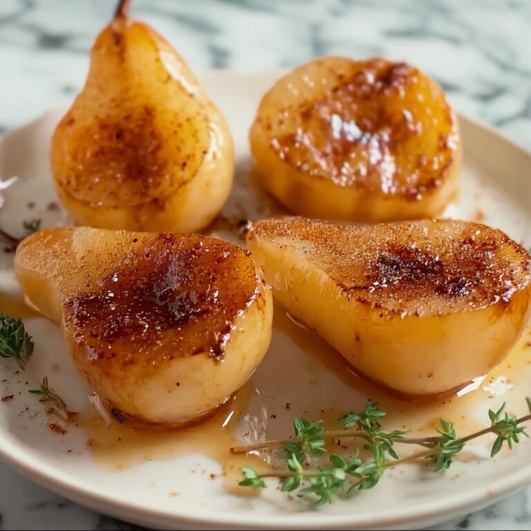 Cinnamon Honey Baked Pears Recipe