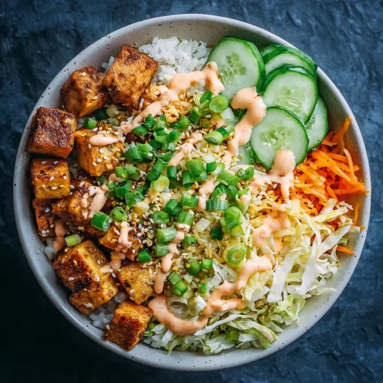 Bang Bang Chicken Bowl: A Flavorful Dinner Delight! Recipe