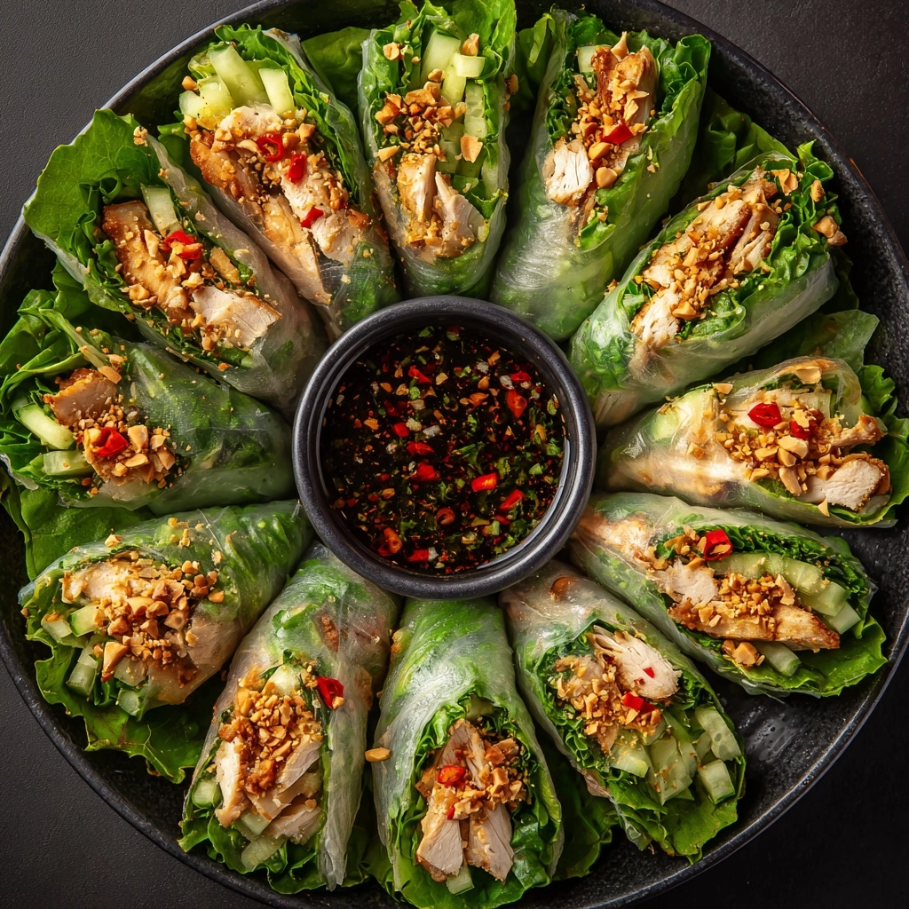 Lettuce Wrap Summer Rolls Recipe - Recipe Image