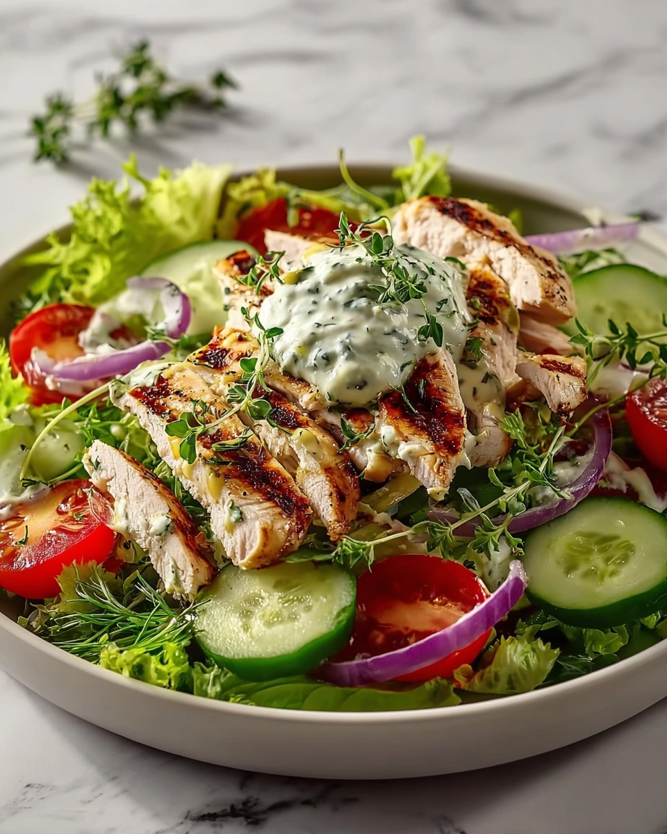 Tzatziki Chicken Salad Recipe - Recipe Image