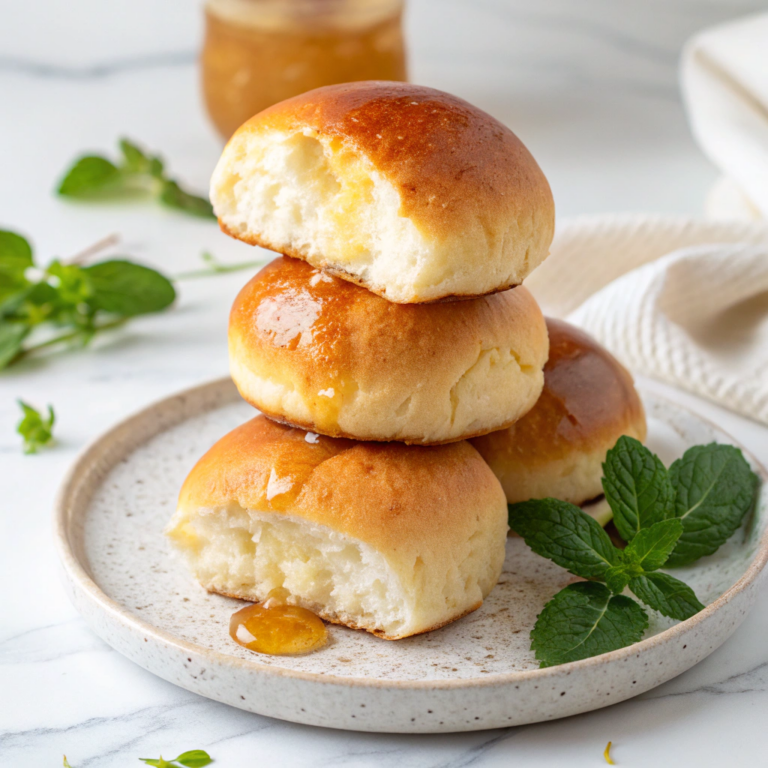 Salted Sage Honey Butter Brioche Rolls Recipe