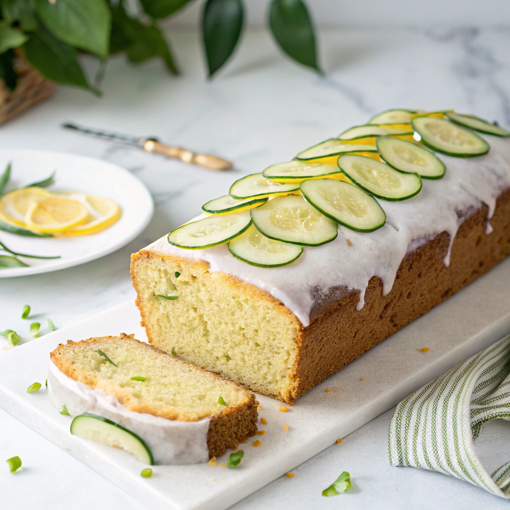 Lemon Zucchini Cake Recipe - Recipe Image