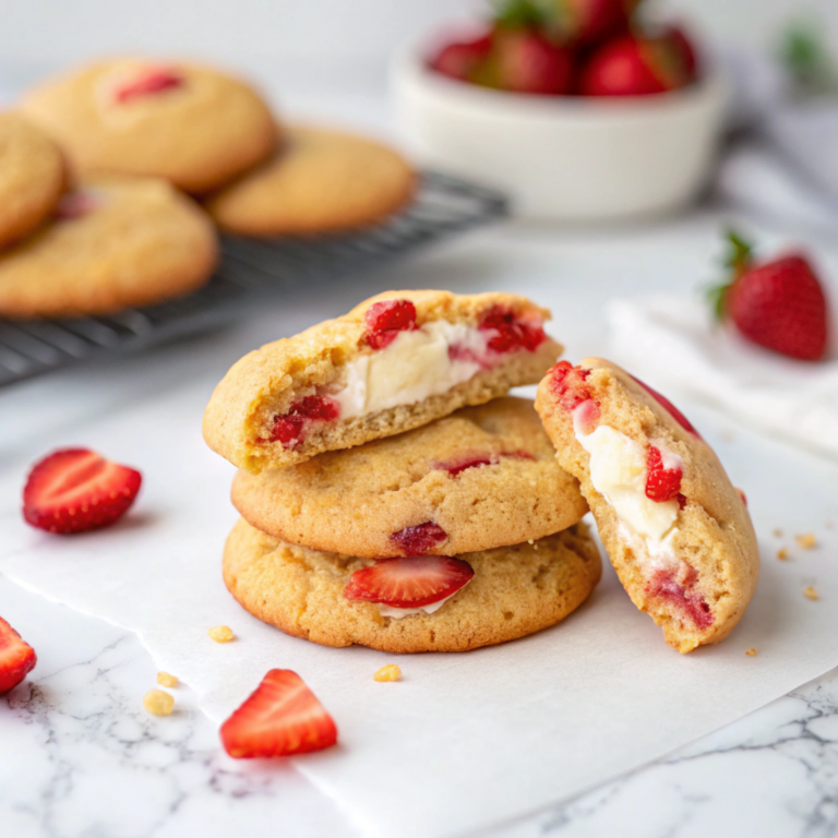 Strawberry Cheesecake Cookies Recipe
