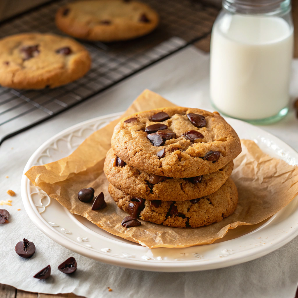 Espresso Toffee Chocolate Chip Cookies Recipe - Recipe Image