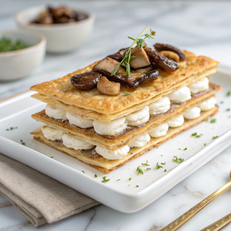 Feta & Mushroom Brunch Squares Recipe