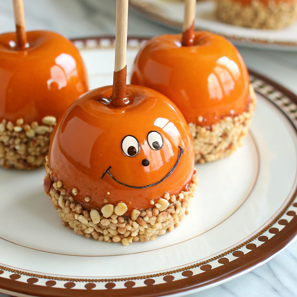 Candied Apples for Halloween Recipe - Recipe Image