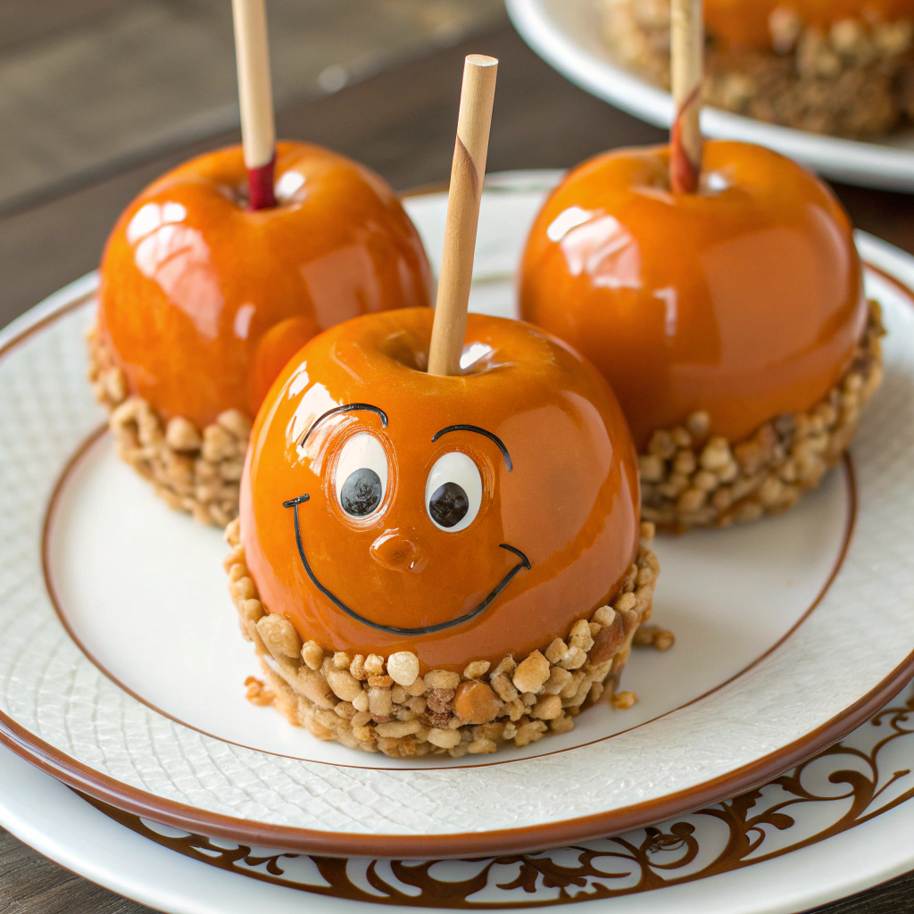 Candied Apples for Halloween Recipe - Recipe Image