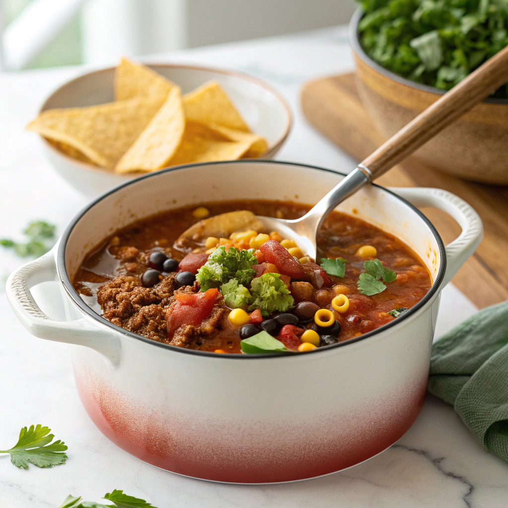 Easy Taco Soup Recipe - Recipe Image