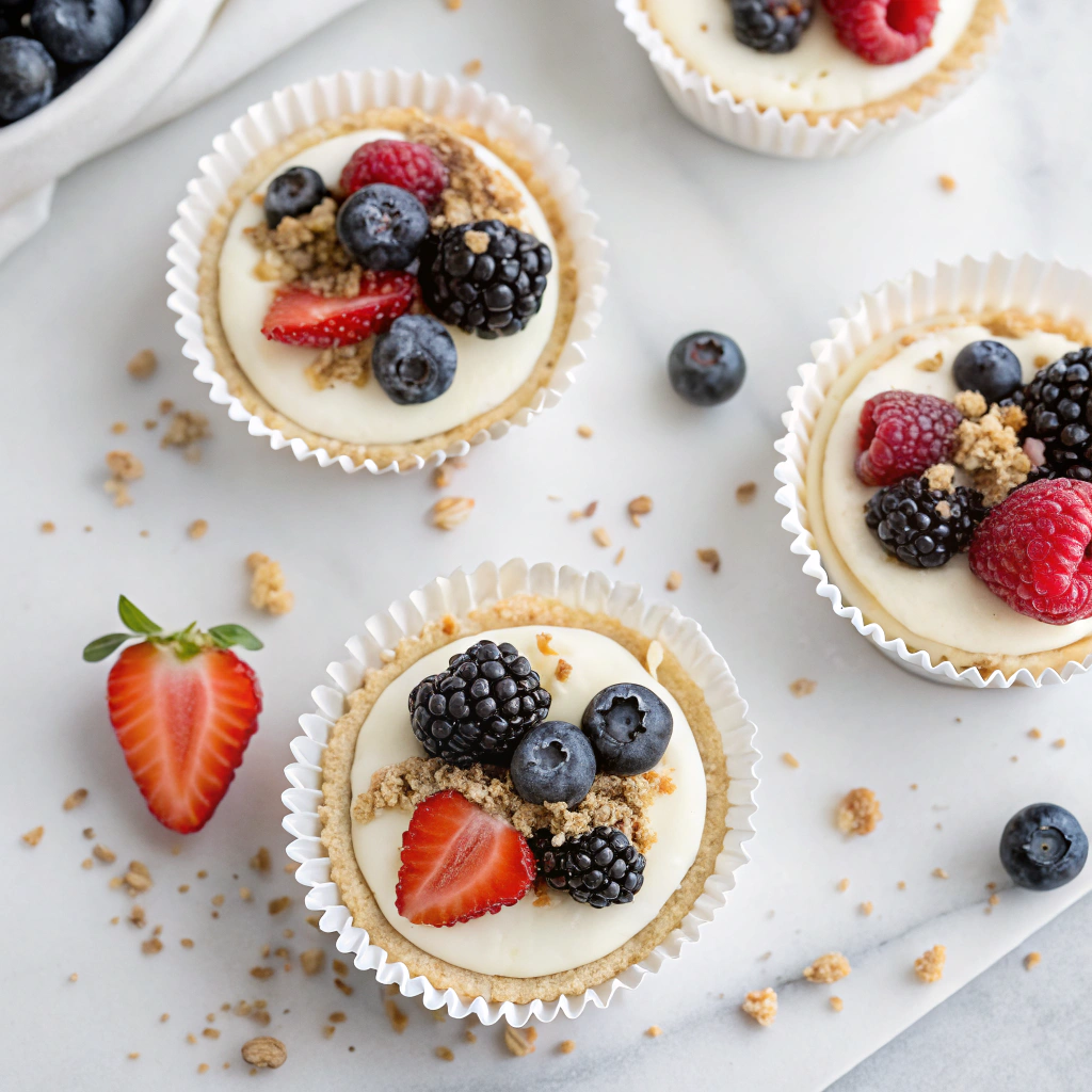 Frozen Yogurt Granola Cups Recipe - Recipe Image