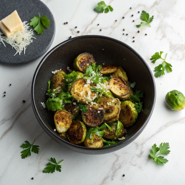 Parmesan Brussels Sprouts: Crispy Oven-Roasted Delight Recipe