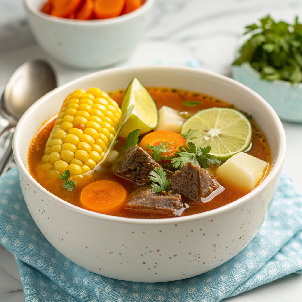 Caldo de Res (Mexican Beef Soup) Recipe - Recipe Image