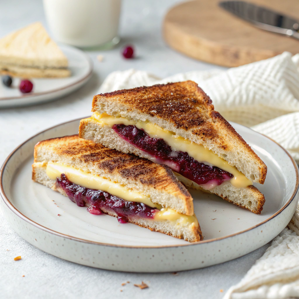 Balsamic Blackberry Bliss Grilled Cheese Recipe - Recipe Image