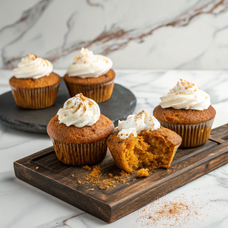 Pumpkin Pie Cupcakes Recipe
