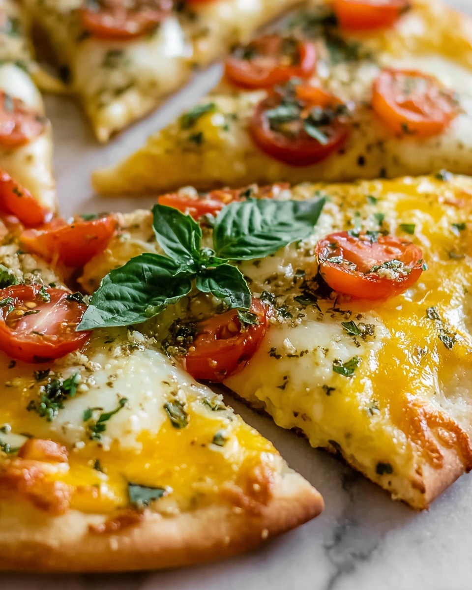 Breakfast Pizza with Eggs, Bacon, and Cheddar Recipe - Recipe Image