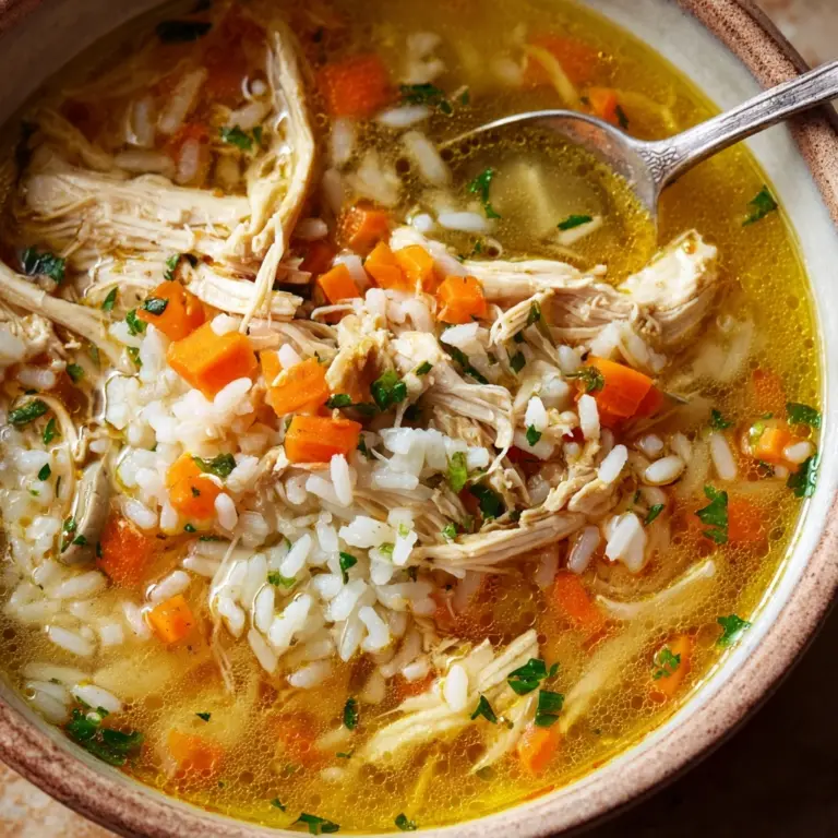 Chicken Rice Soup Recipe