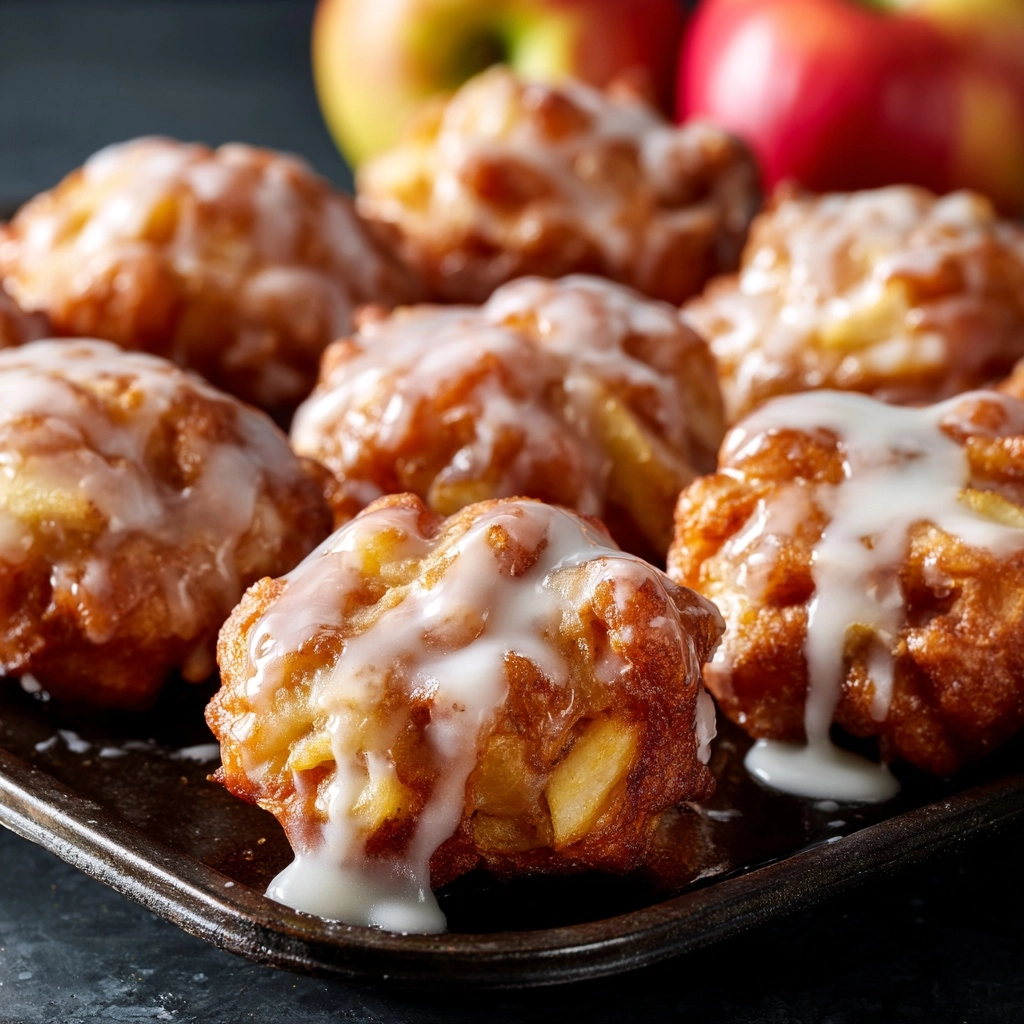 Warm Baked Apple Fritters Recipe - Recipe Image