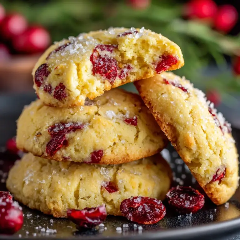 Orange Cranberry Ricotta Cookies Recipe