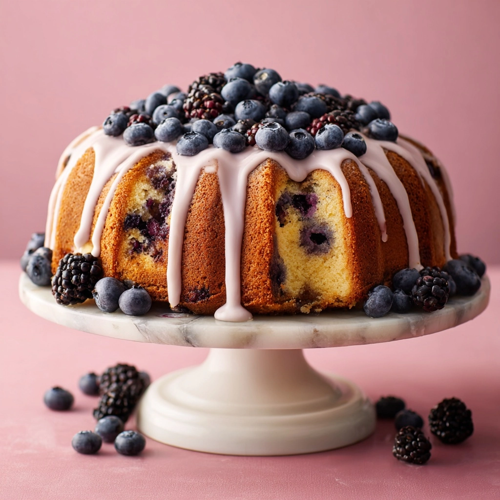 Blueberry Breakfast Bundt Cake Recipe - Recipe Image
