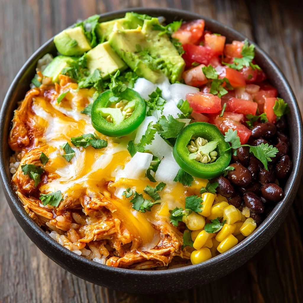 One-Pot Chicken Burrito Bowls Recipe - Recipe Image
