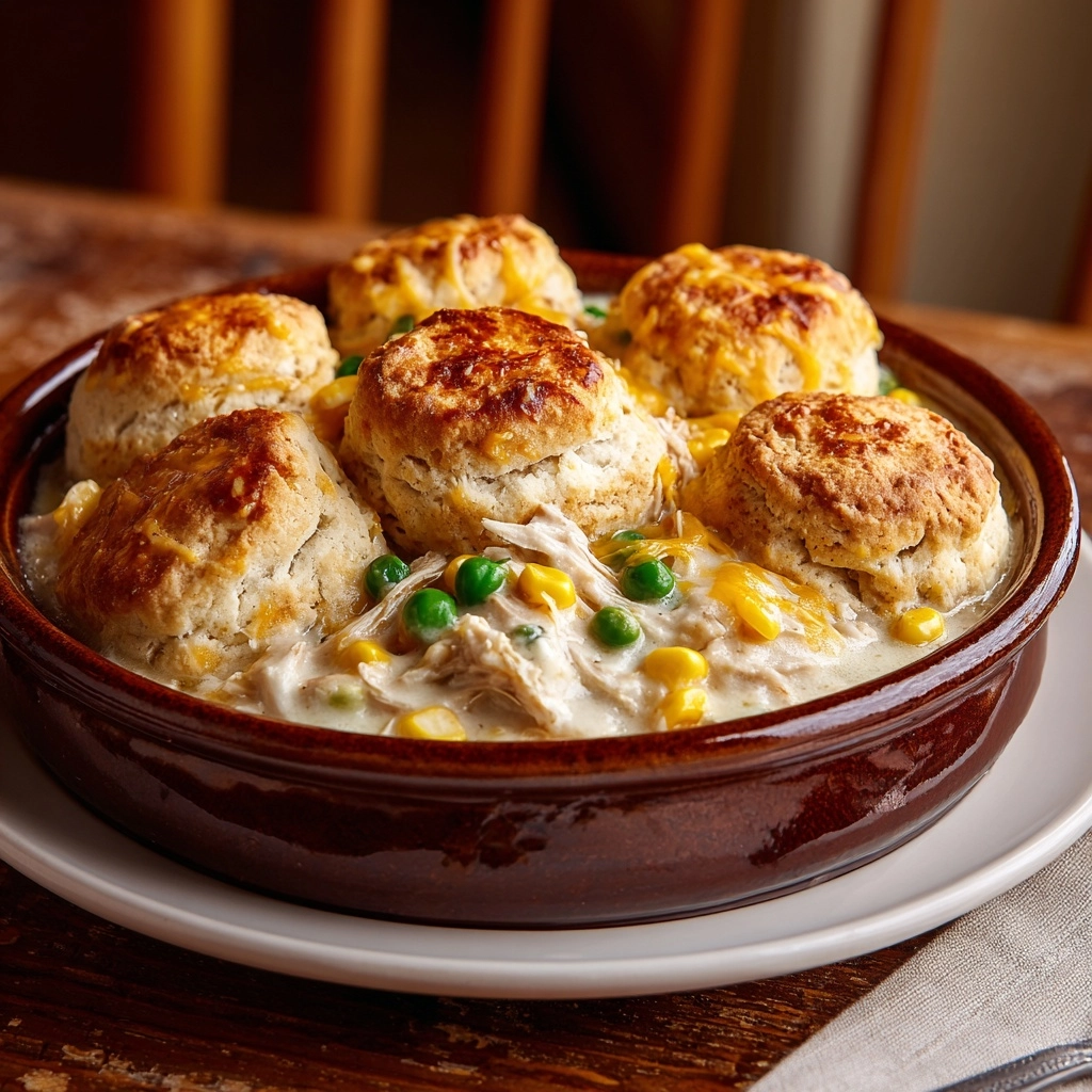 Chicken Cobbler with Red Lobster Biscuit Mix Recipe - Recipe Image