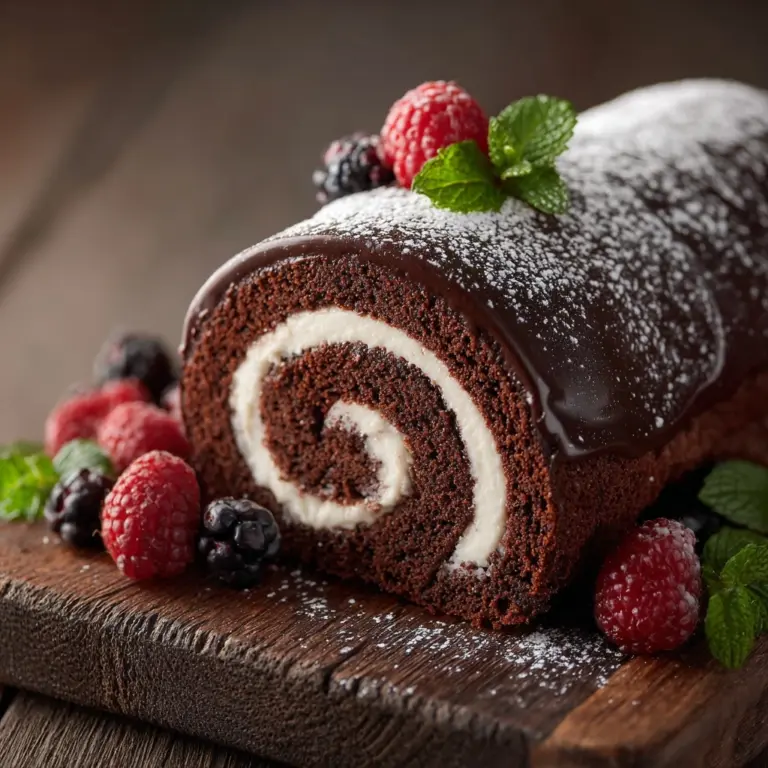 Choco Swiss Roll Delight Recipe