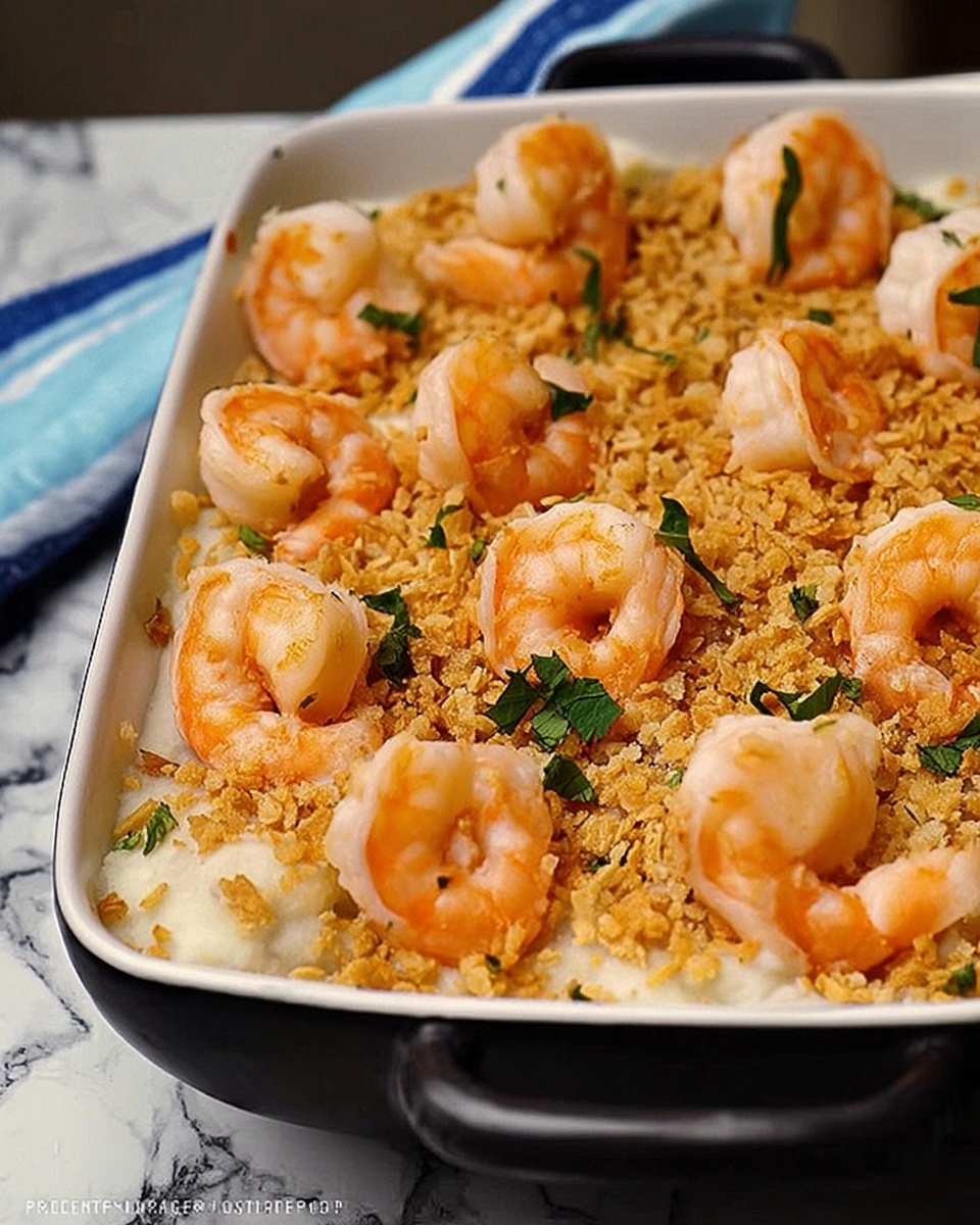 Creamy Shrimp and Rice Casserole Recipe - Recipe Image