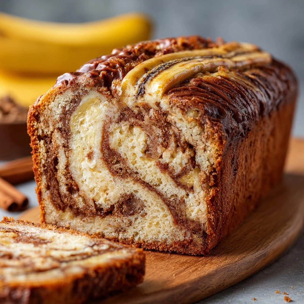 Classic Cinnamon Swirl Banana Bread Recipe - Recipe Image