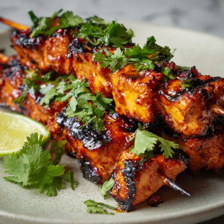 Sizzling Honey Lime Chicken Skewers Recipe