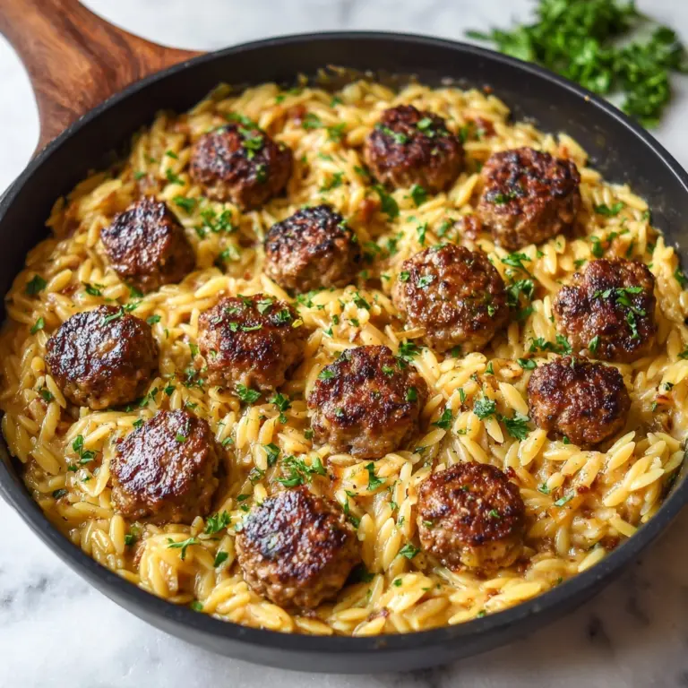 One Pan Chicken Meatballs Recipe