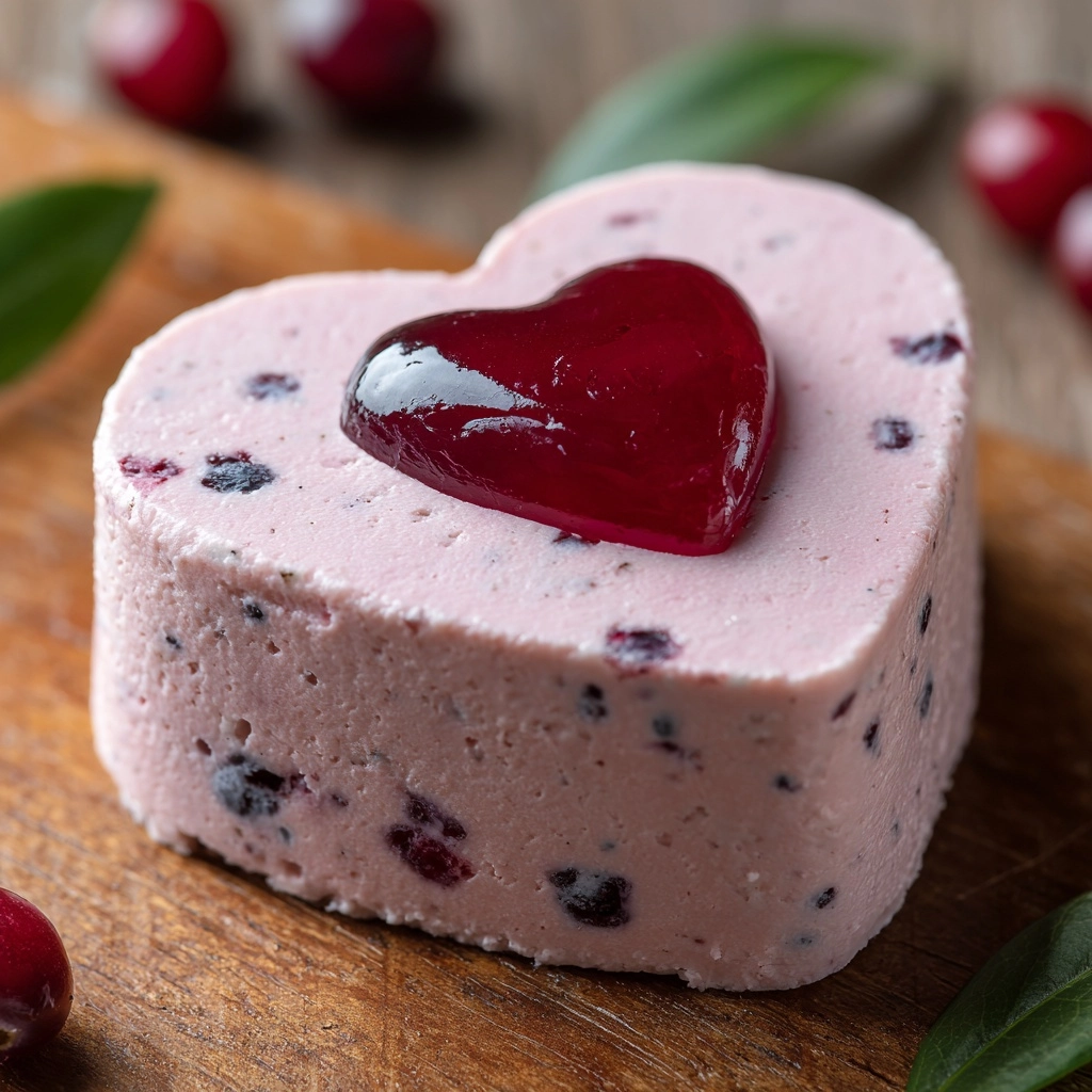 Cranberry Orange Semifreddo Hearts Recipe - Recipe Image