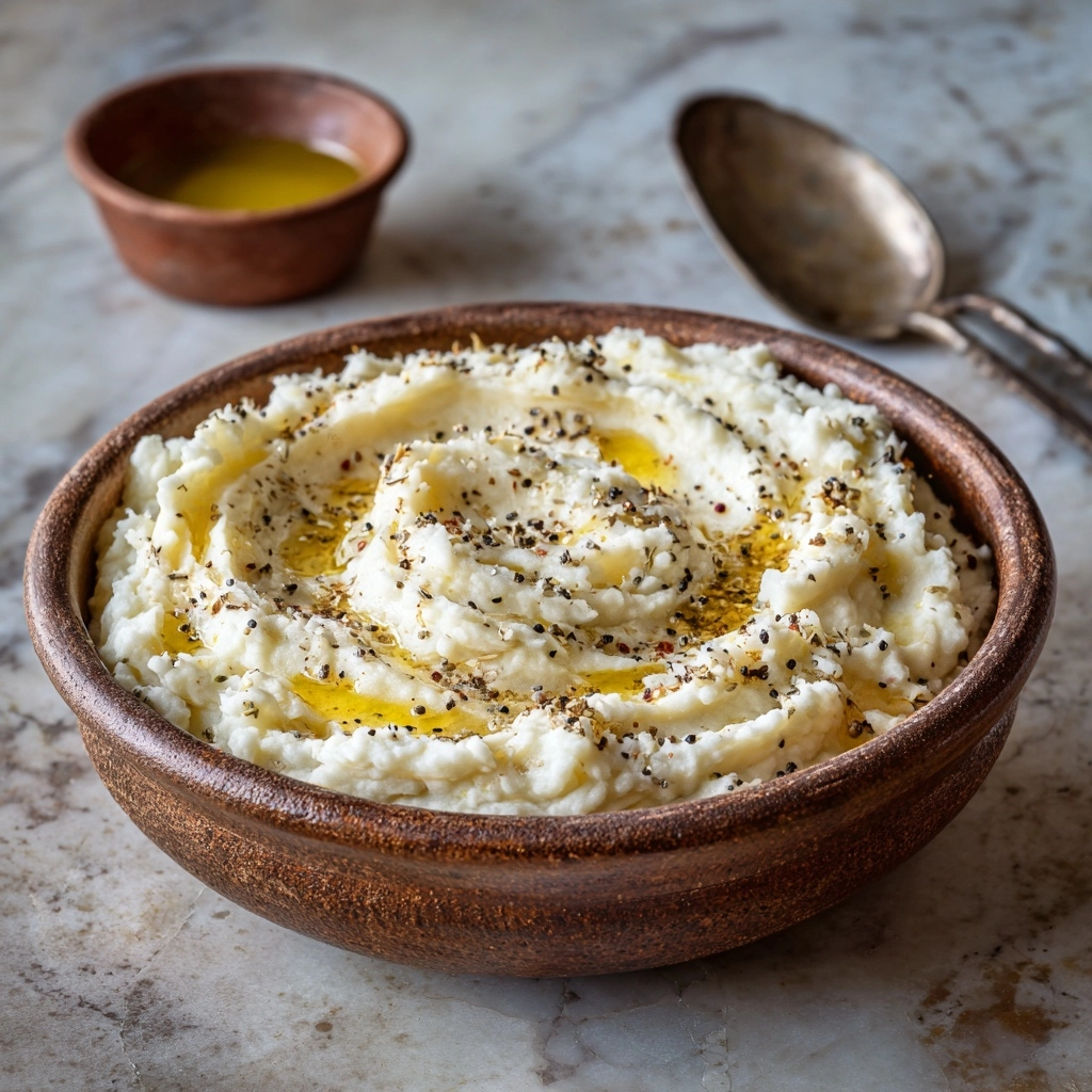 Skordalia Greek Garlic Dip Recipe - Recipe Image