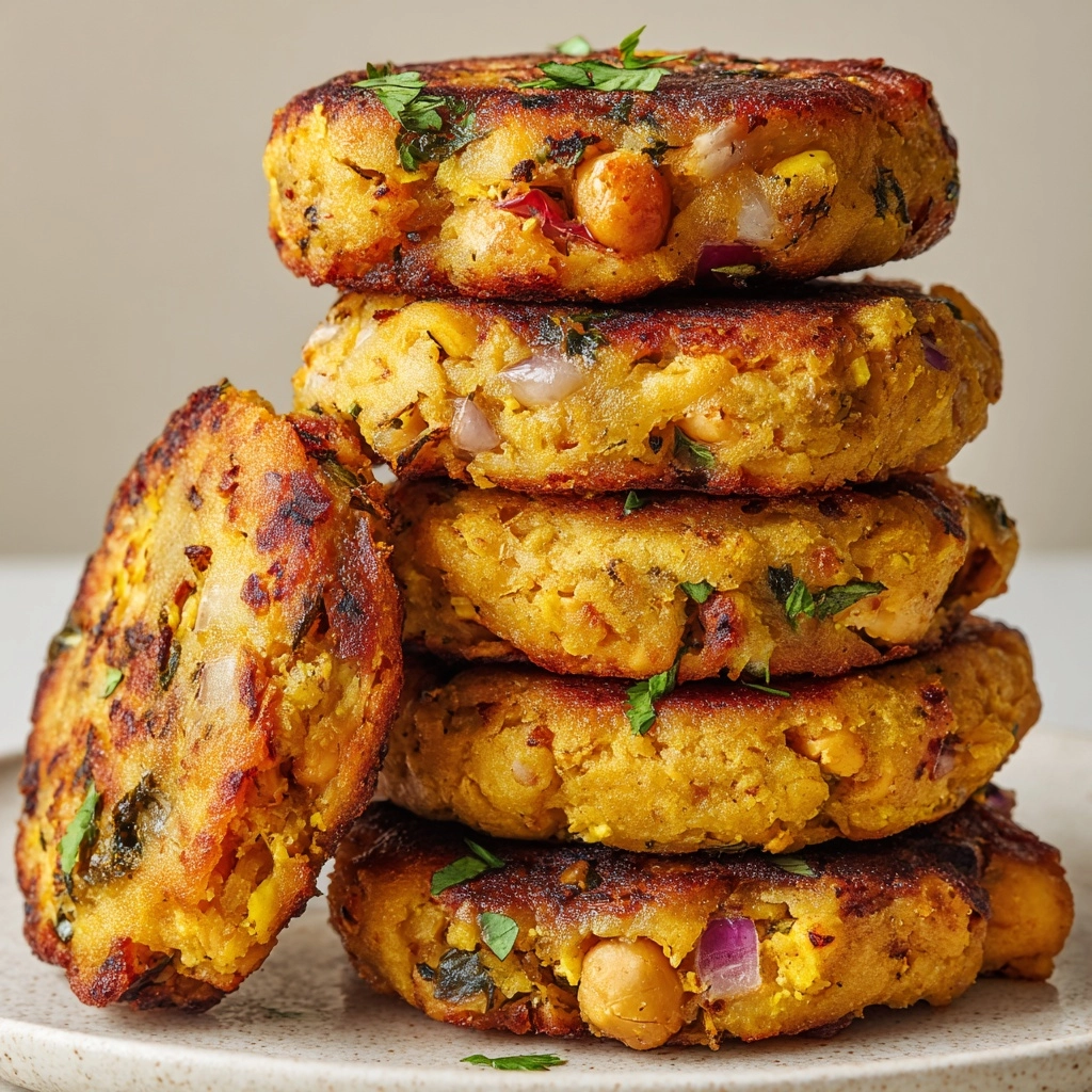 Spicy Chickpea Patties Recipe - Recipe Image