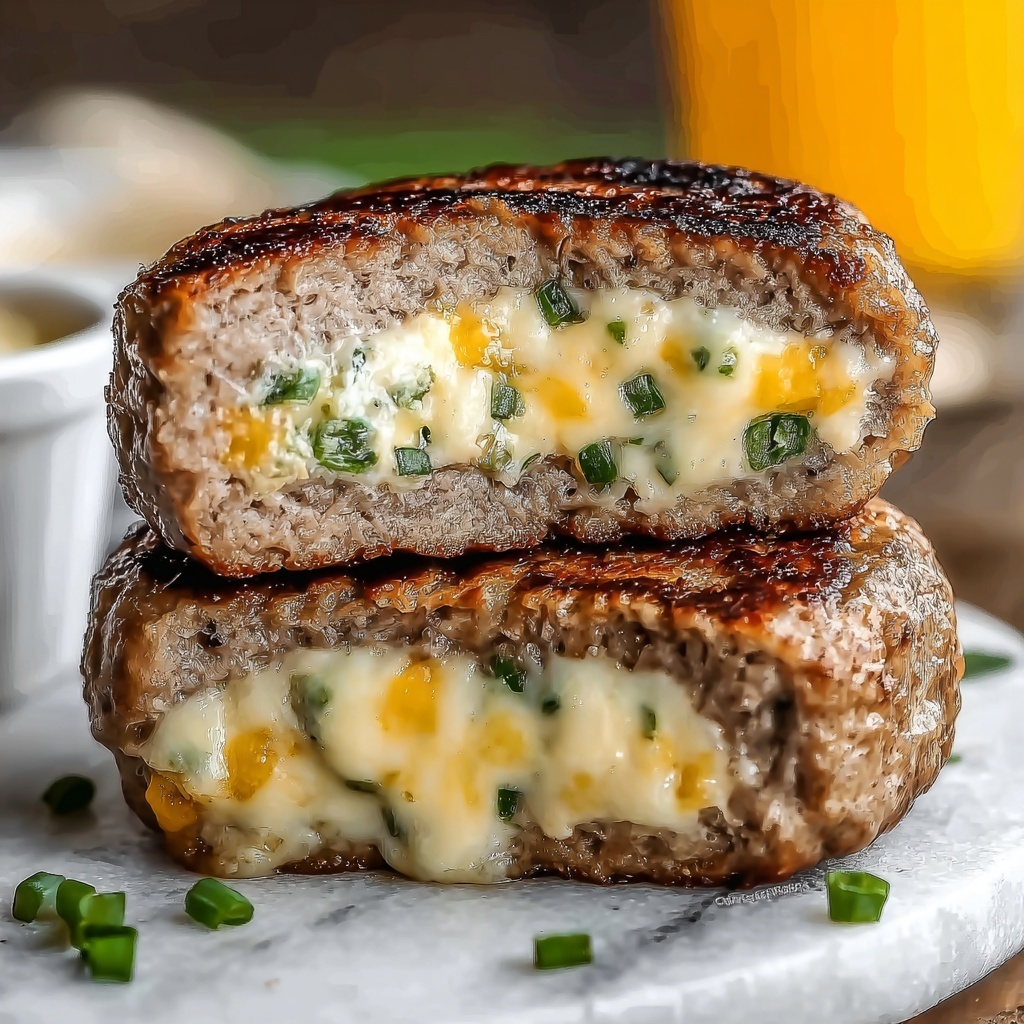 Juicy Jalapeño Popper Turkey Burgers Recipe - Recipe Image