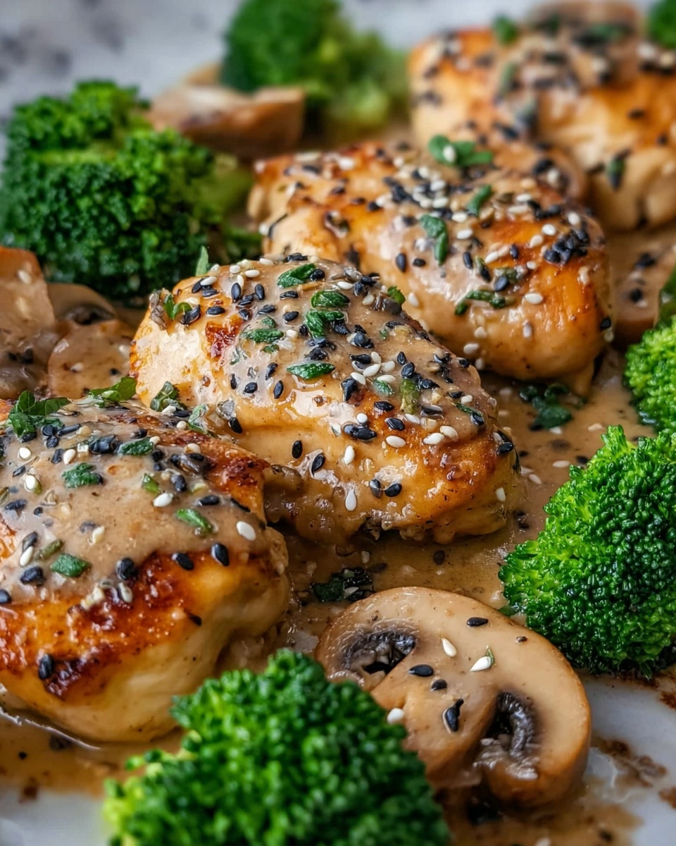 Creamy Broccoli and Mushroom Chicken Recipe - Recipe Image