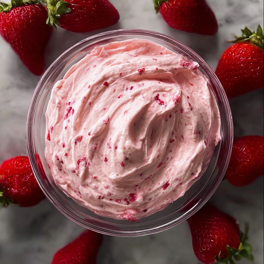 Fresh Strawberry Cream Cheese Frosting Recipe - Recipe Image