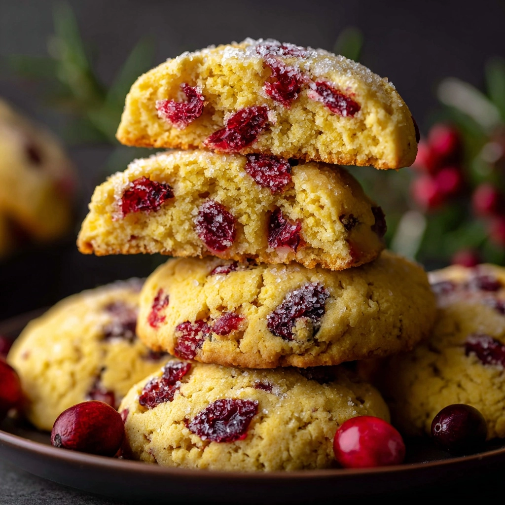 Orange Cranberry Ricotta Cookies Recipe - Recipe Image