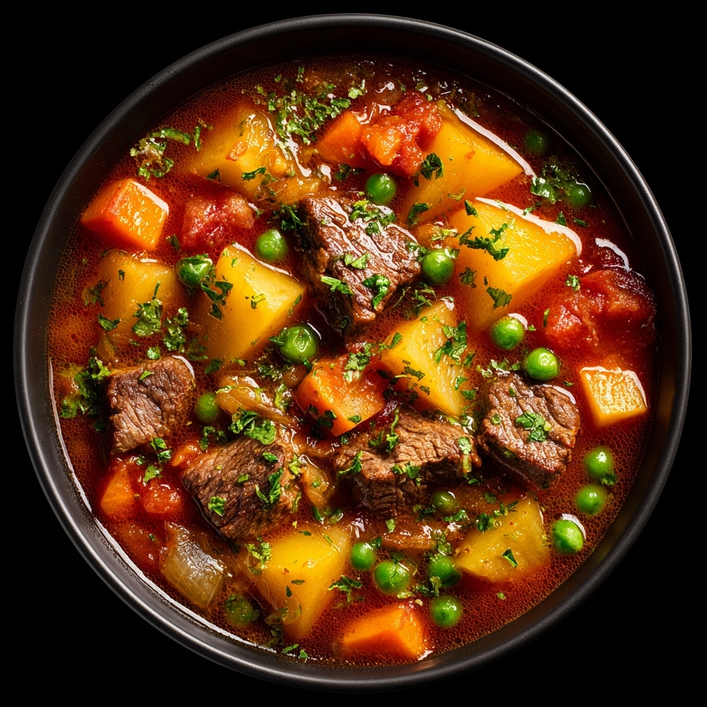 Hearty Beef Vegetable Soup Recipe - Recipe Image