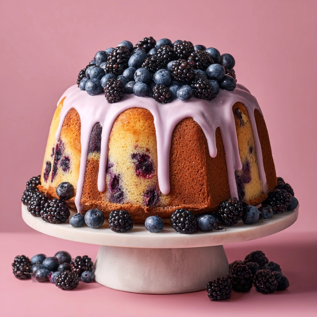 Blueberry Breakfast Bundt Cake Recipe - Recipe Image