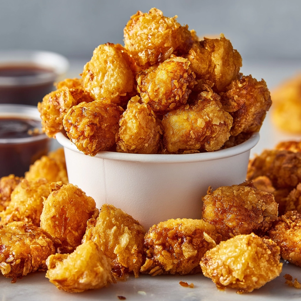 Crispy Homemade Popcorn Chicken Recipe - Recipe Image