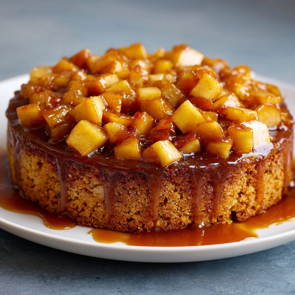 Glazed Honeycrisp Apple Fritter Cake Recipe - Recipe Image