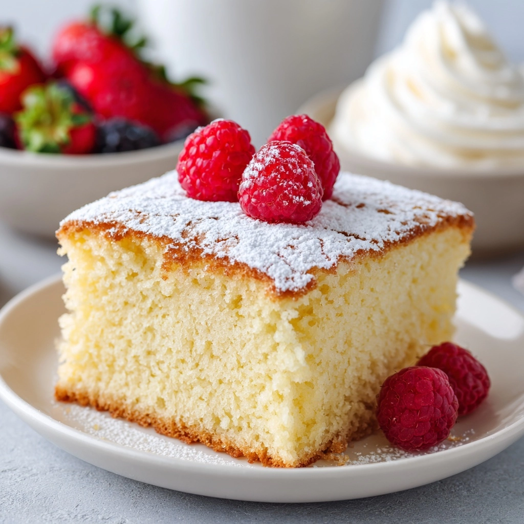 Hot Milk Cake Recipe - Recipe Image