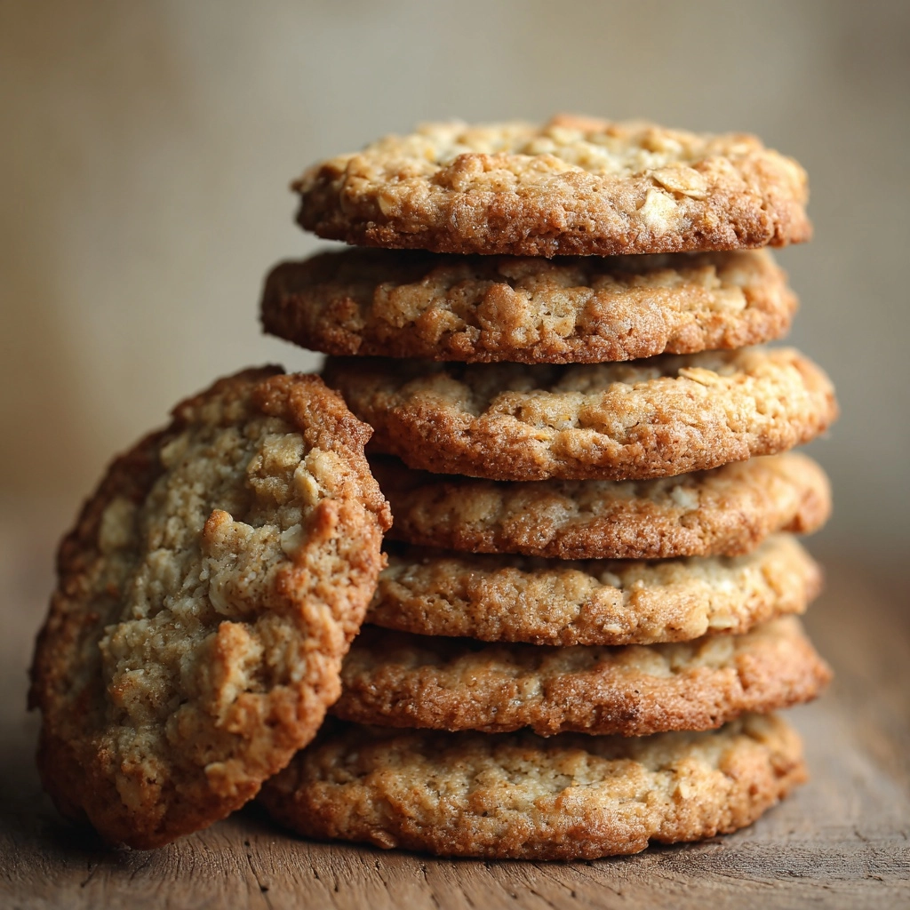 Peanut Butter Oatmeal Cookies Recipe - Recipe Image