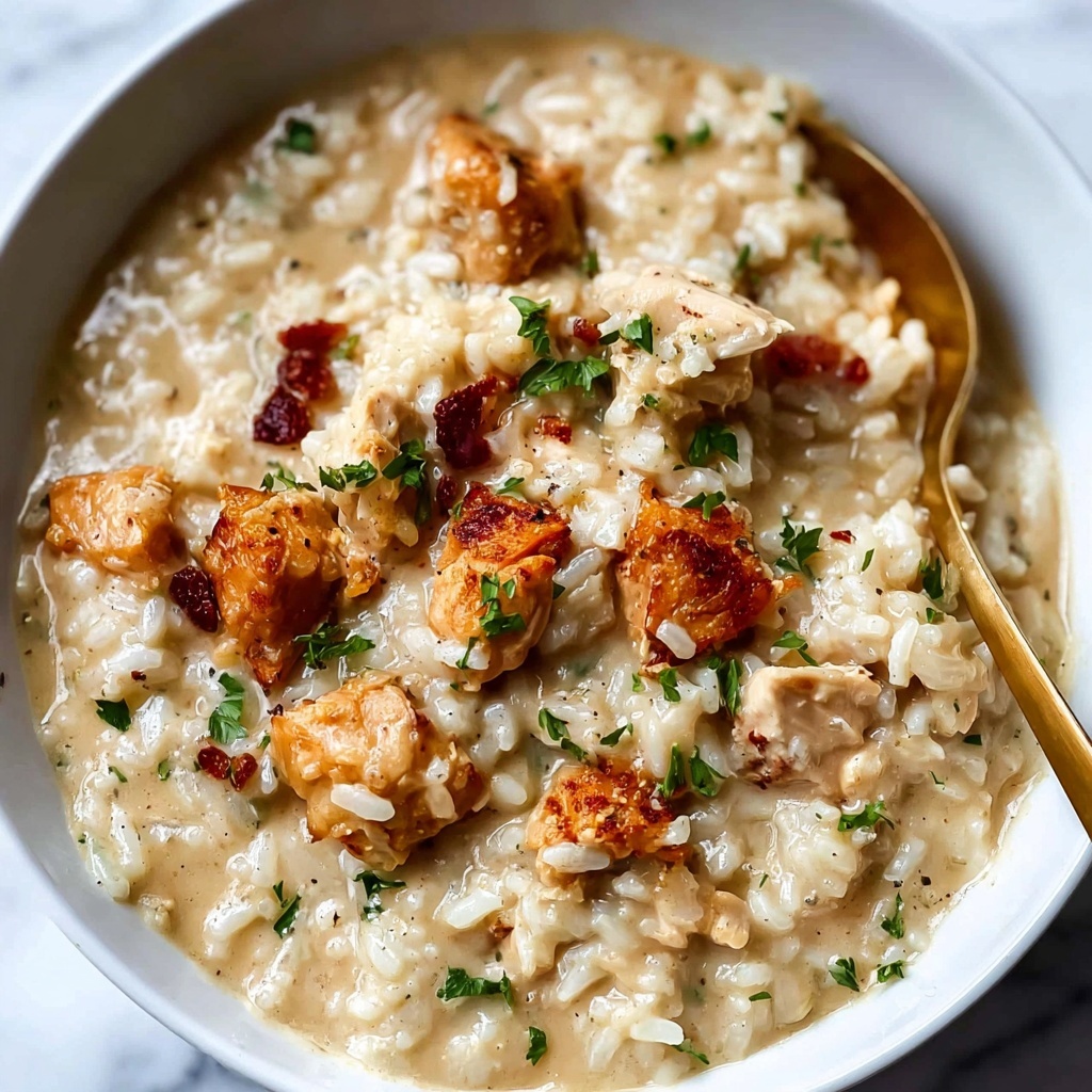 Creamy Chicken and Rice Recipe - Recipe Image