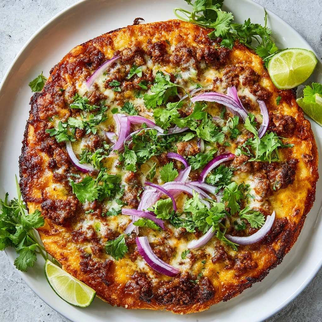 Crispy Oven-Baked Birria Pizza Recipe - Recipe Image