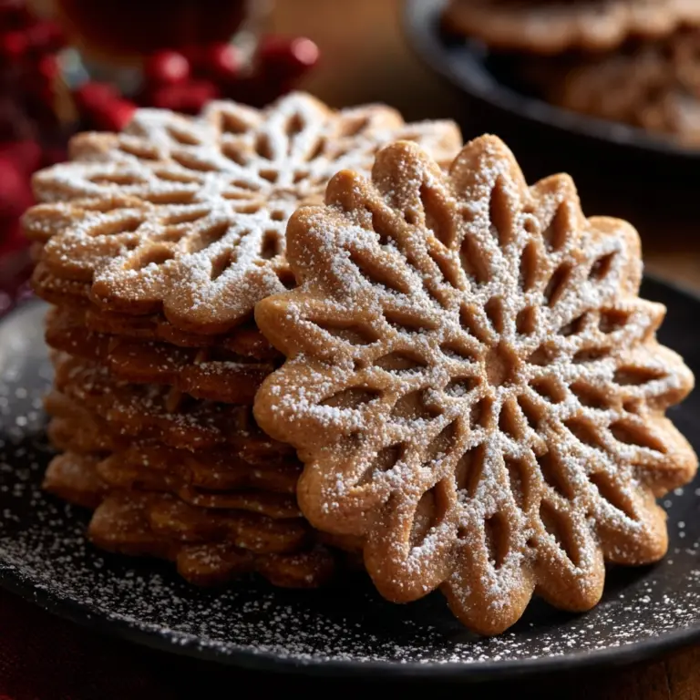 Classic Italian Pizzelle Cookies Recipe