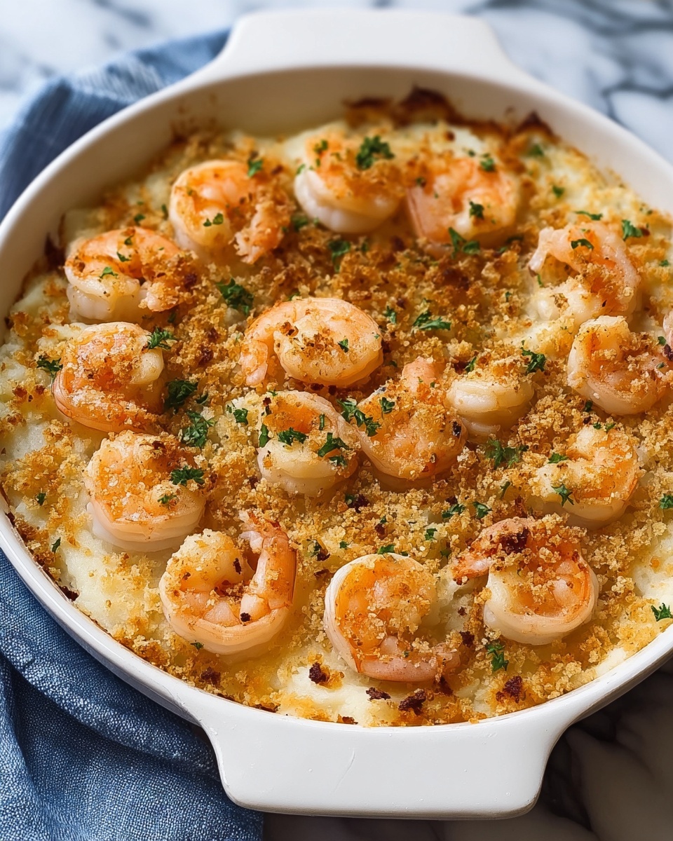 Creamy Shrimp and Rice Casserole Recipe - Recipe Image
